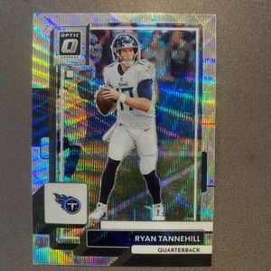 2022 Donruss Optic Silver Wave Prizm 205 /300  Ryan Tannehill